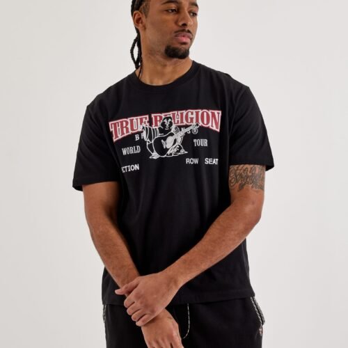 True Religion Buddha Arch Logo Tee