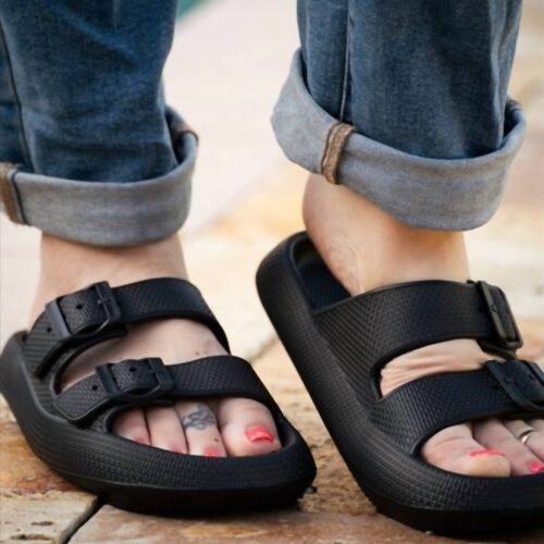 Julia Rose - Buckle Slides Sandal