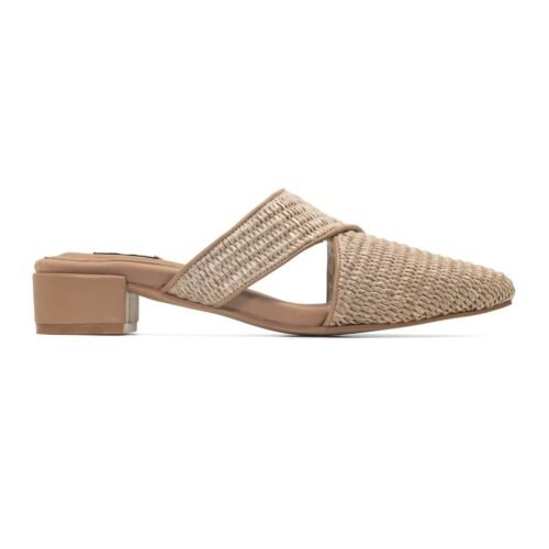 Roam - Raffia Mule Heel