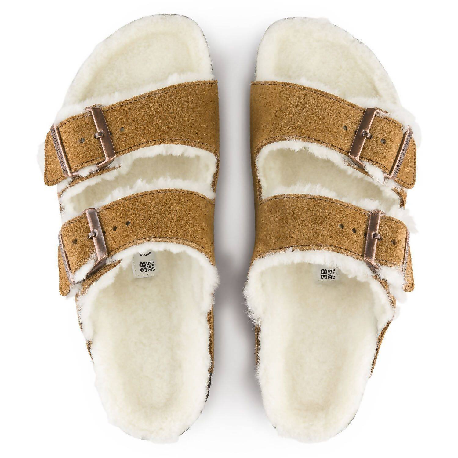 Birkenstock - Unisex Arizona Fur Shearling Sandal - Image 3