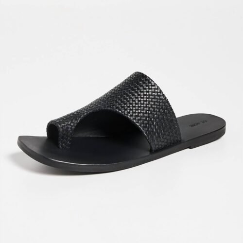St. Agni - Woven Abstract Slide Sandal