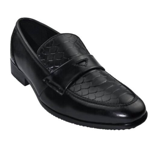 Isaac Mizrahi Live! - Women's Embossed Leather Penny Loafer