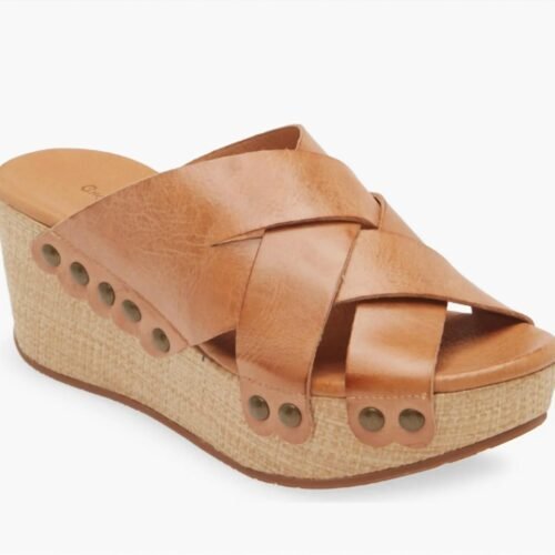 Chocolat Blu - Women Yetta Platform Wedge Slide Sandal