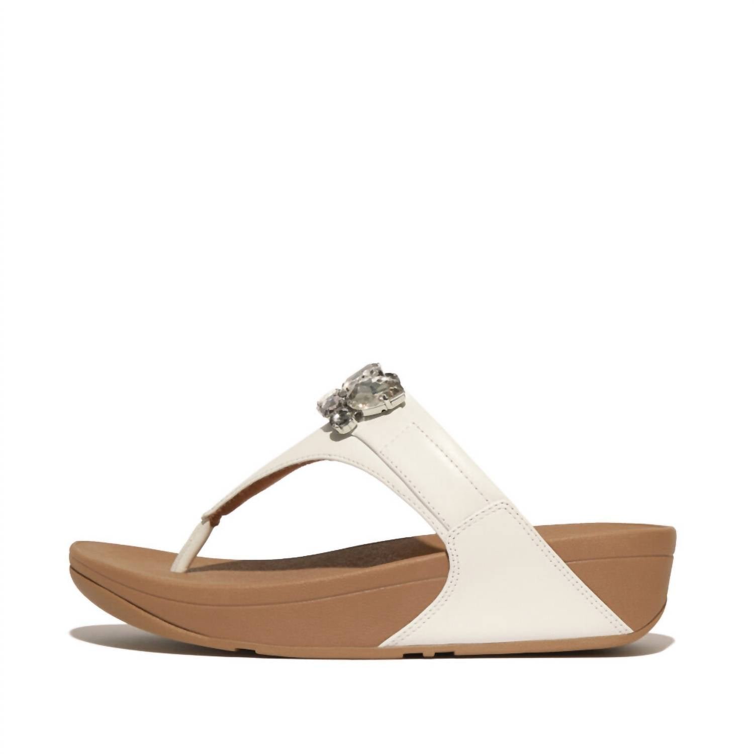 Fitflop - Women's Lulu Jewel Deluxe Toe Post Sandal - Image 5