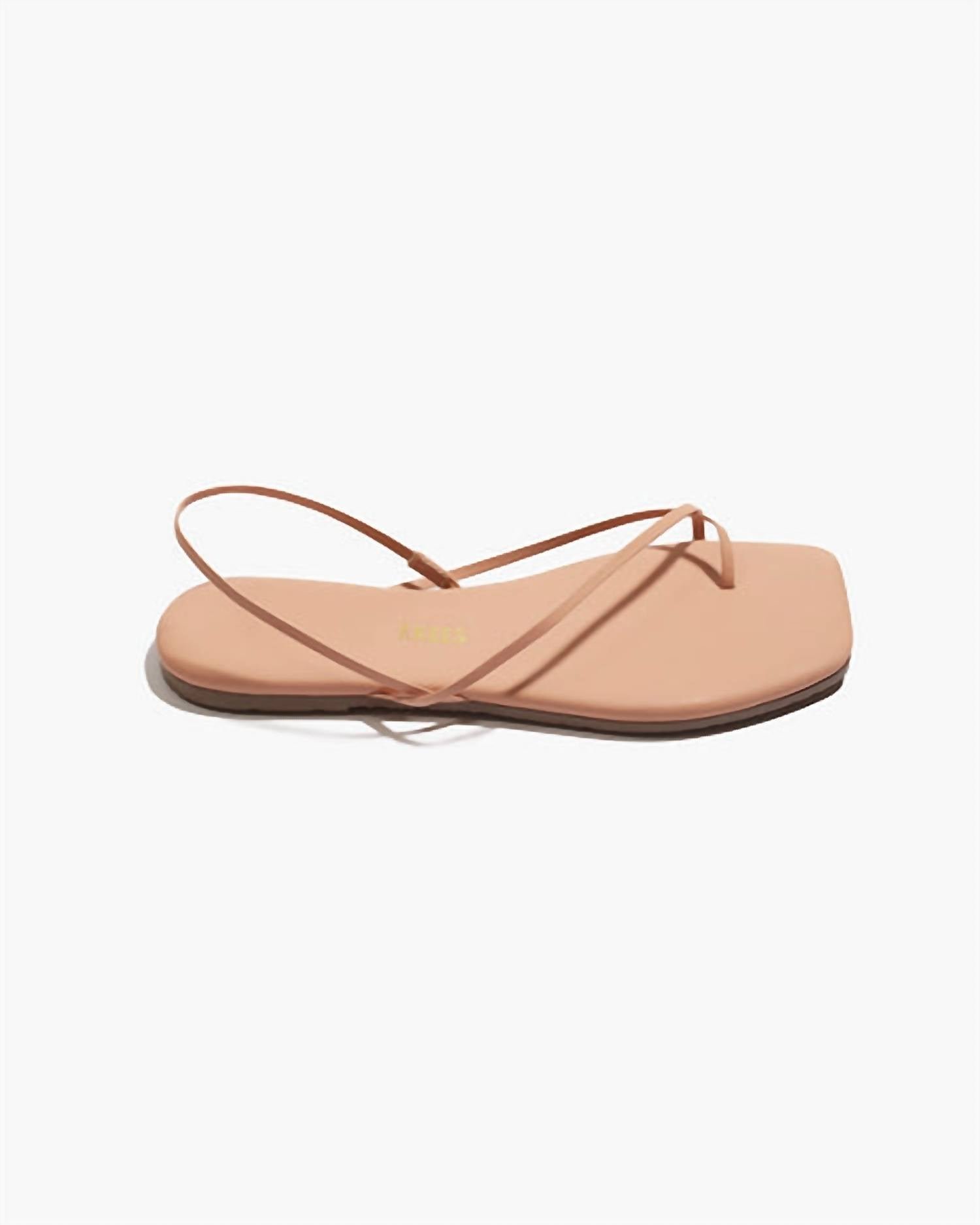 Tkees - Women's Square Toe Flat Millie Sandal - Image 3
