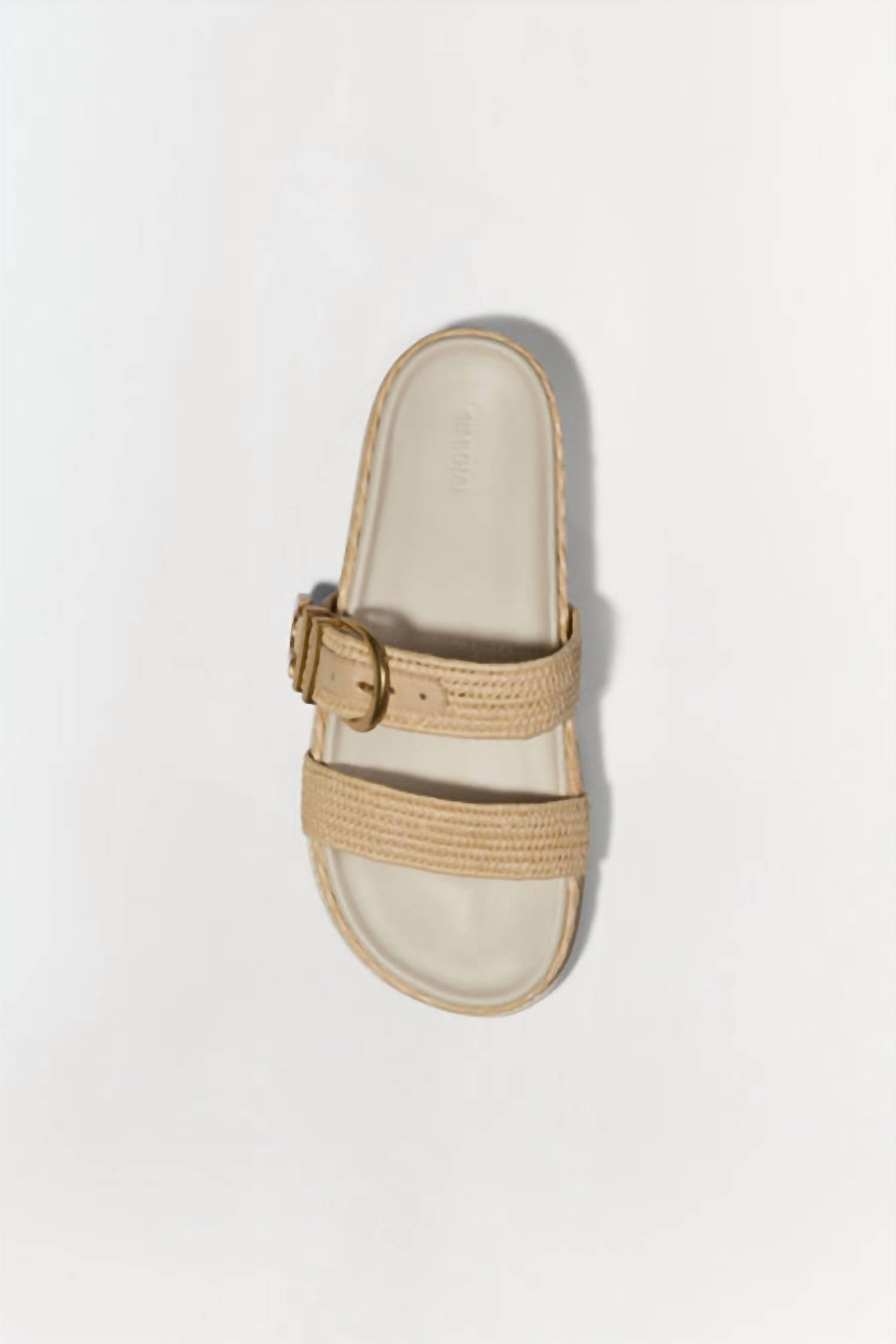 Simkhai - Women's Aida Raffia Buckle Sandal - Image 2