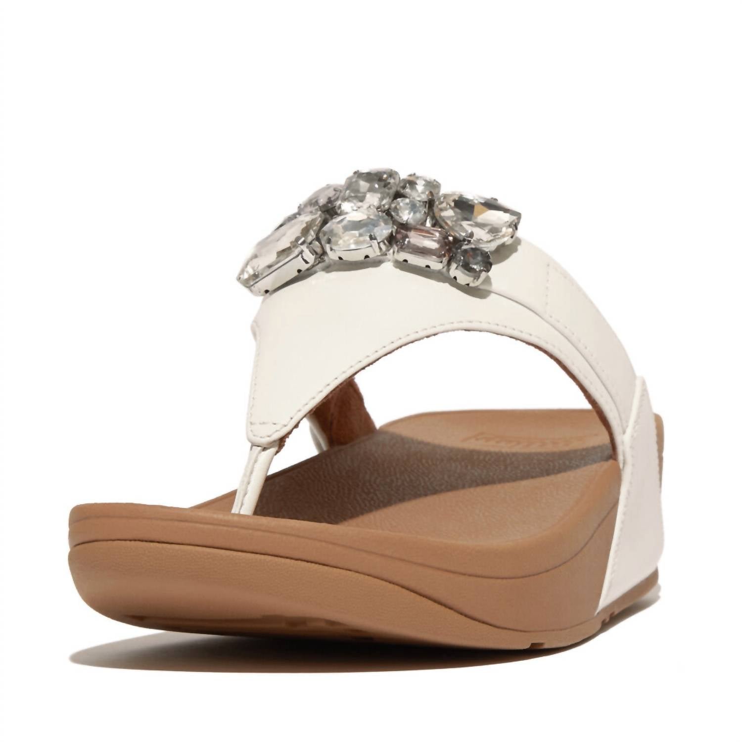 Fitflop - Women's Lulu Jewel Deluxe Toe Post Sandal - Image 3