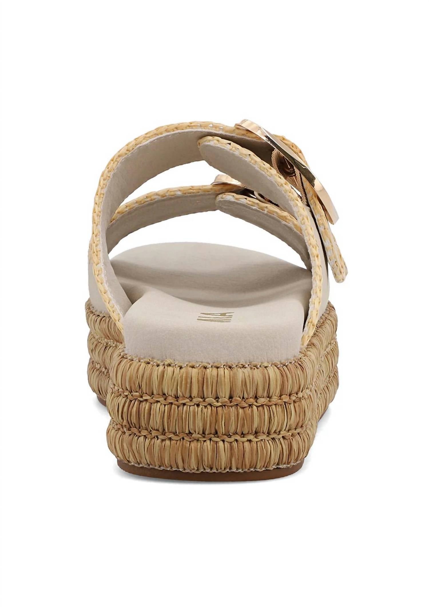 Mia - Women's Mieko Seashell Platform Sandals - Image 3