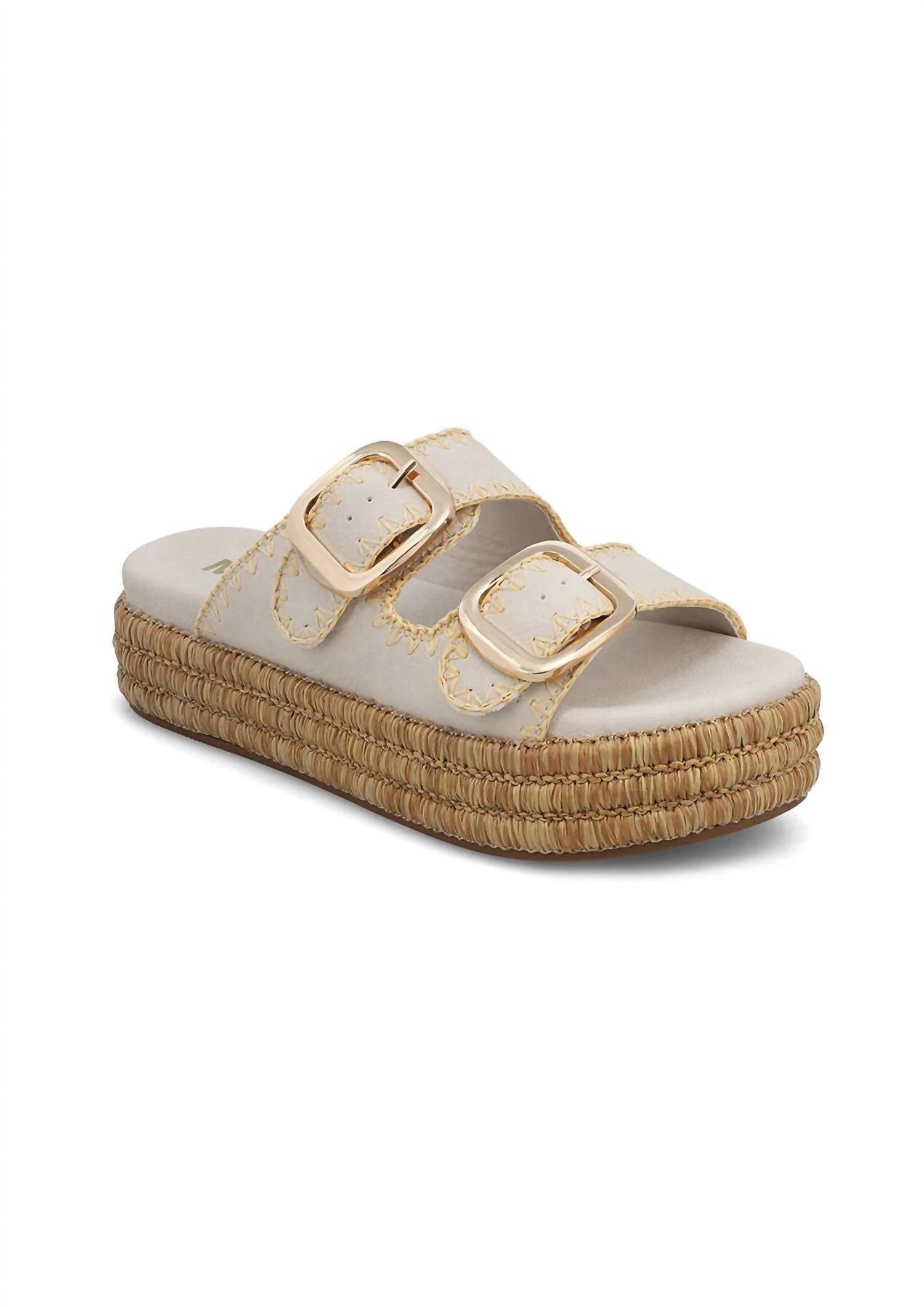 Mia - Women's Mieko Seashell Platform Sandals - Image 2