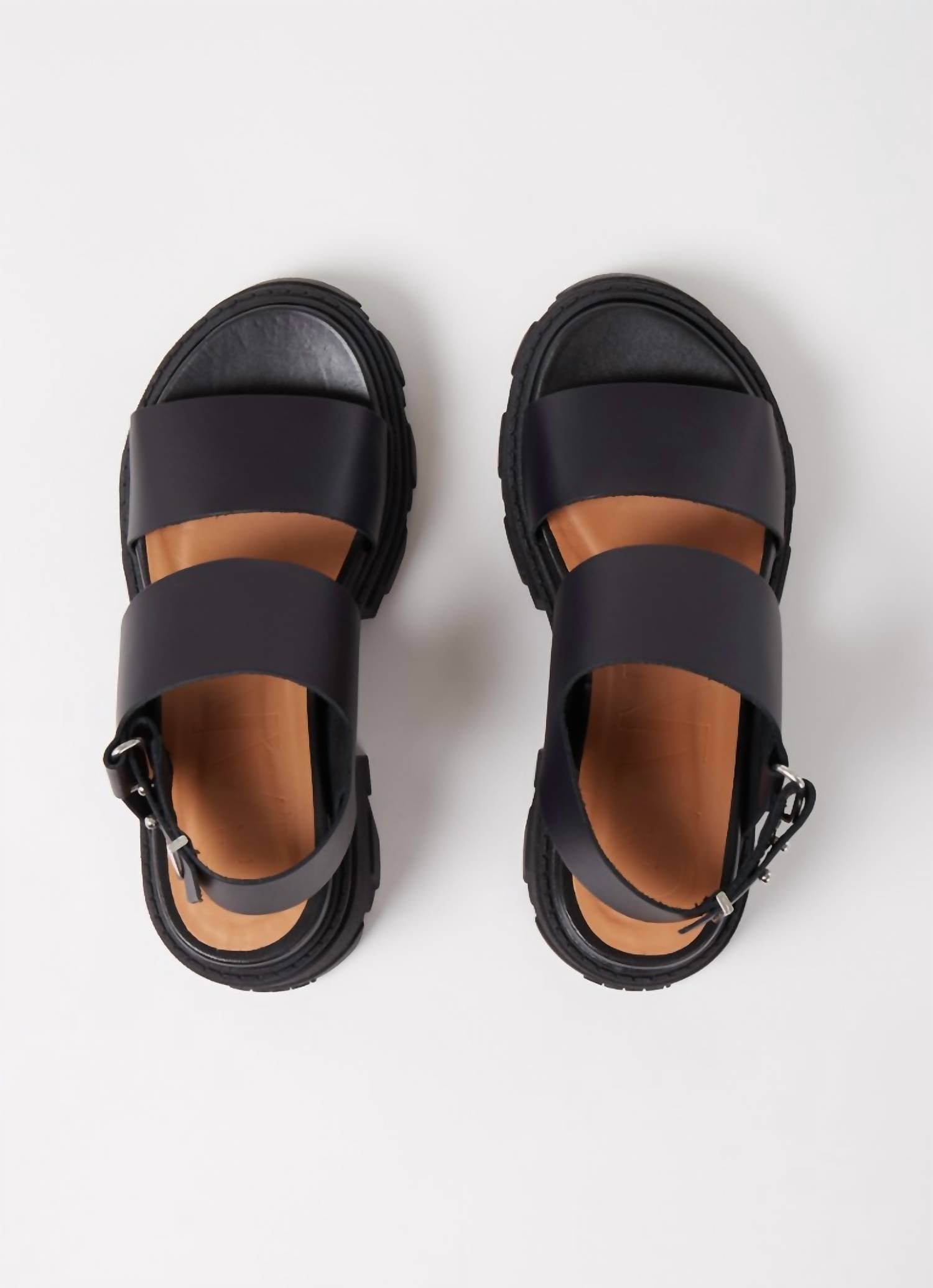 Ganni - WOMEN CLEATED PLATFORM SANDAL - Image 4