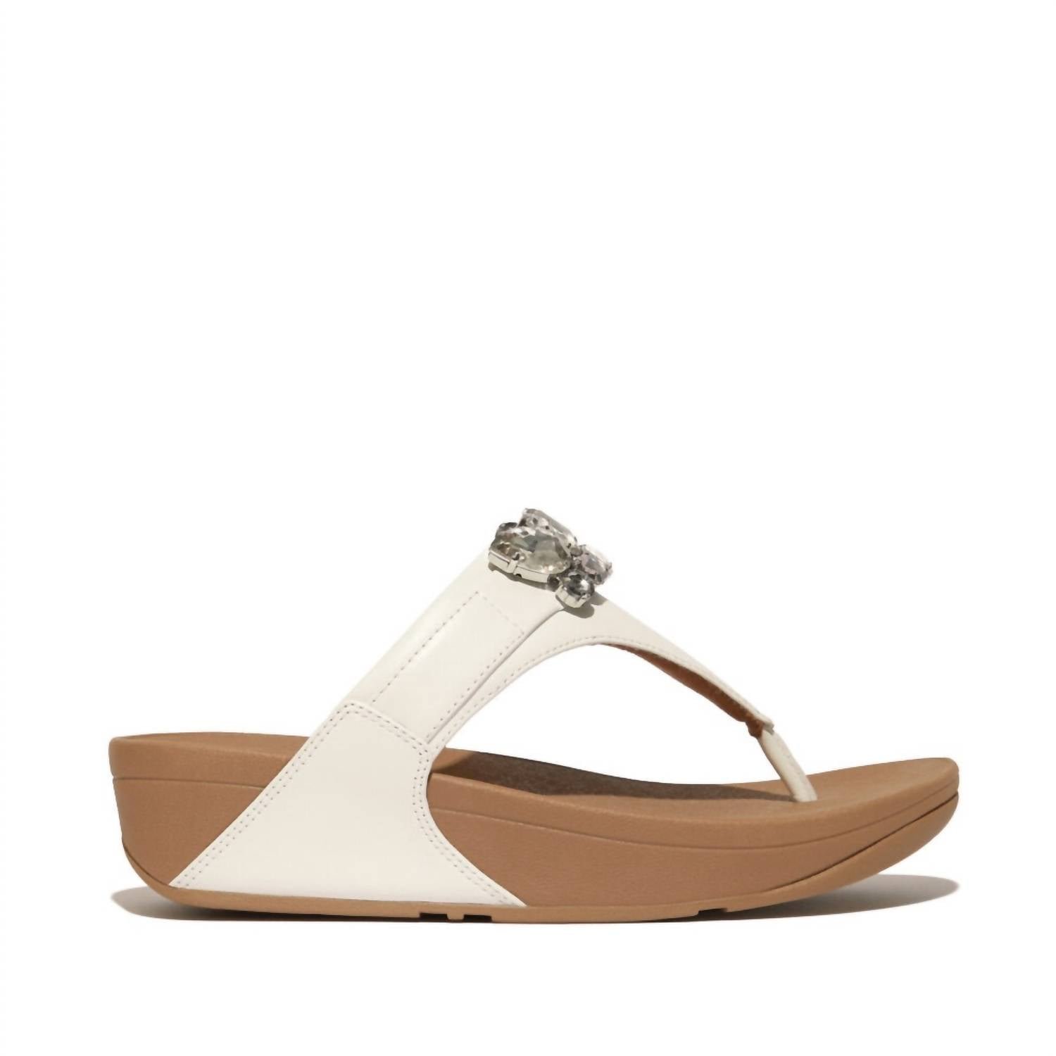 Fitflop - Women's Lulu Jewel Deluxe Toe Post Sandal - Image 4