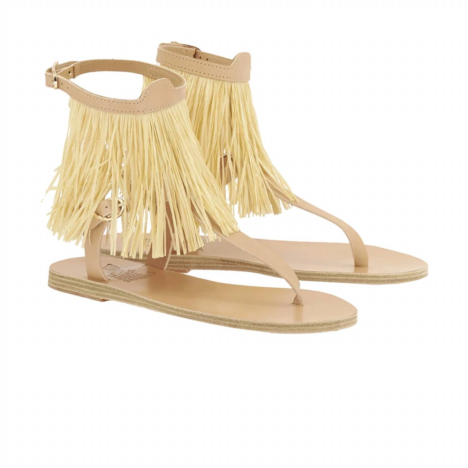 Ancient Greek Sandals - Women's Hula Houp Sandals - Image 2