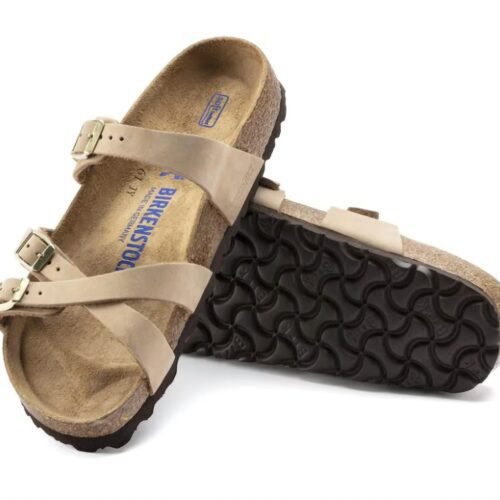 Birkenstock - Women's Franca Leather Soft Footbed Sandals