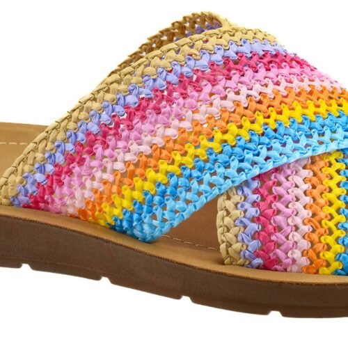 Corkys Footwear - Women's Crochet Stripe Dig It Sandals