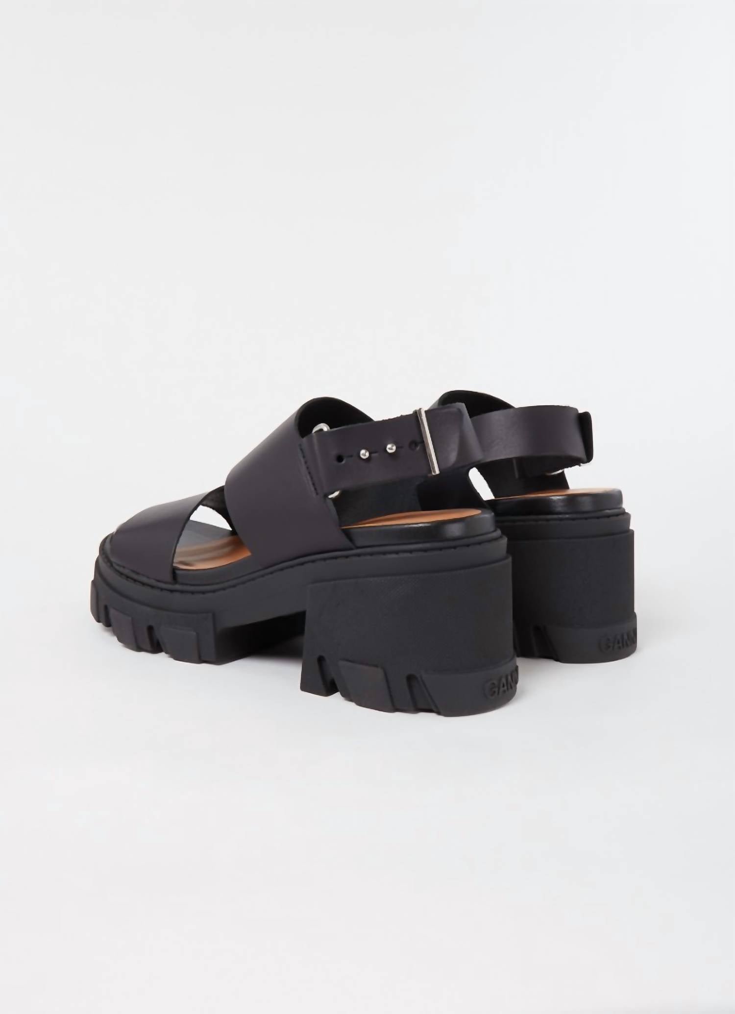 Ganni - WOMEN CLEATED PLATFORM SANDAL - Image 3