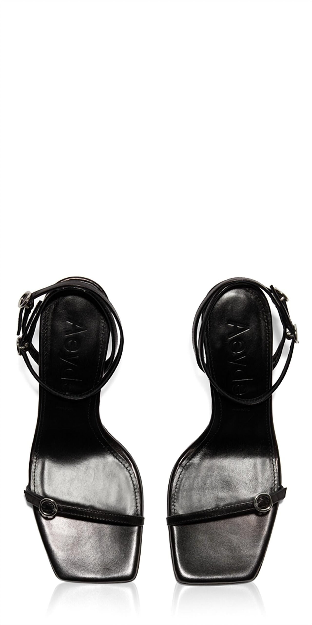 Aeyde - Women's Hallie Leather Heeled Sandals - Image 4